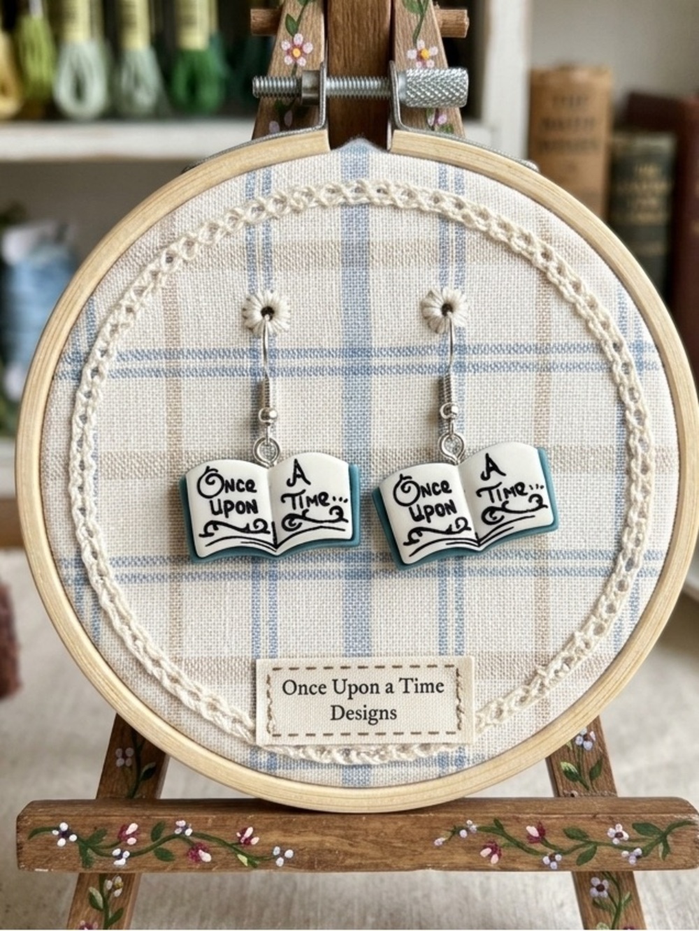 Book Earrings - Once Upon a Time 📖